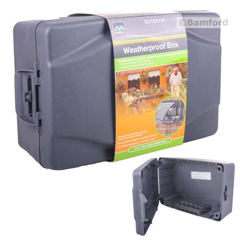 waterproof enclosure box for electrical apparatus|waterproof box for electrical plugs.